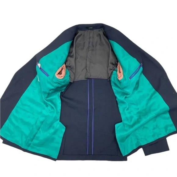 Paul Smith Luxury Blazer 42R Blue - Picture 10 of 16